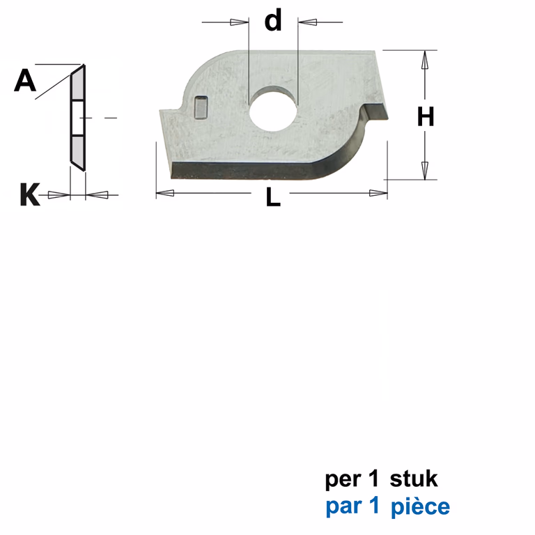 HWM couteaux de profil pour art. 05104