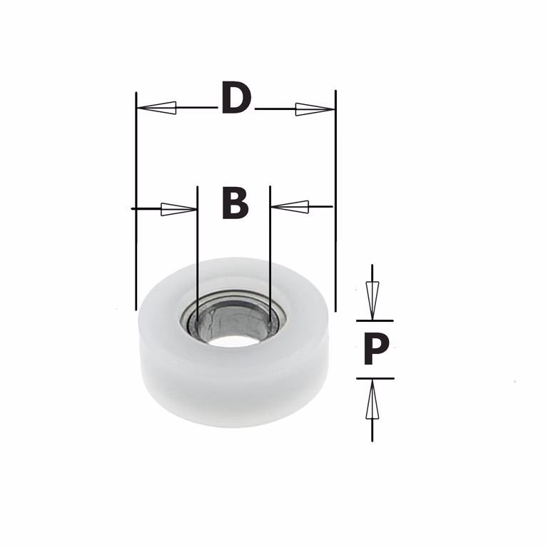 Roulement Delrin 791.044.00