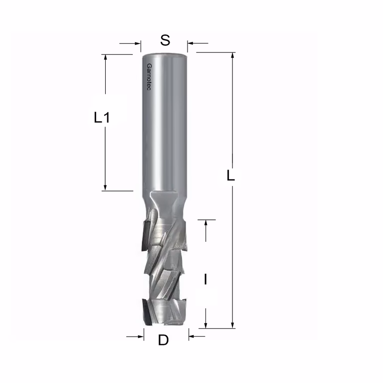 Fraise diamantée PCD Z2+2 Nesting