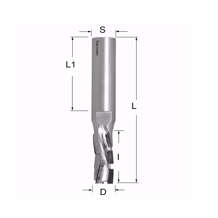 Fraise diamantée négative PCD Z3+1 Nesting