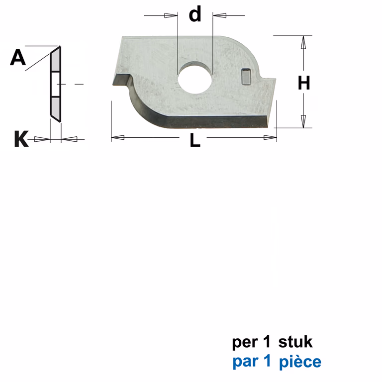 HWM couteaux de profil pour art. 05104