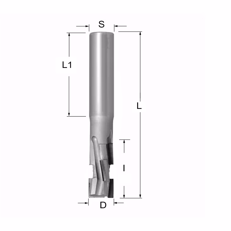 Fraise diamantée PCD Z2+2 Nesting