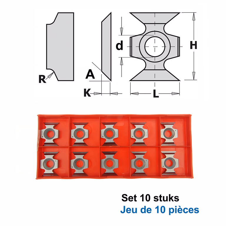 HWM couteaux (par 10 pc.)