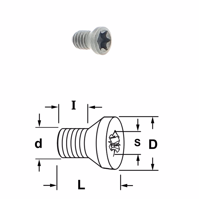 Boulon torx coniche 990.070.00