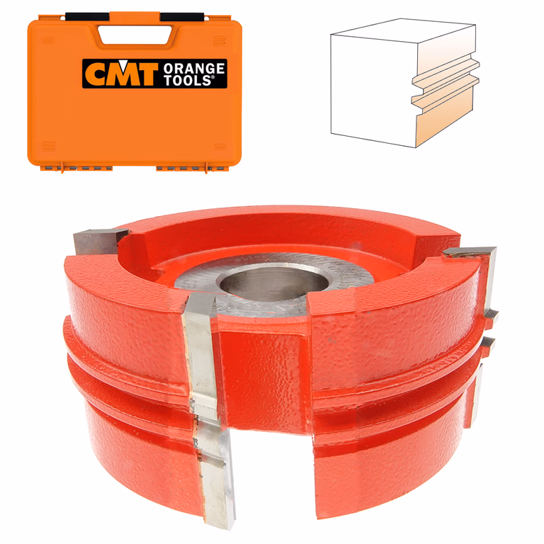 Korte driehoekverlijmfrees in HW D=140mm B=30mm Hd=5mm Z3 · TE503.03.30.Z3