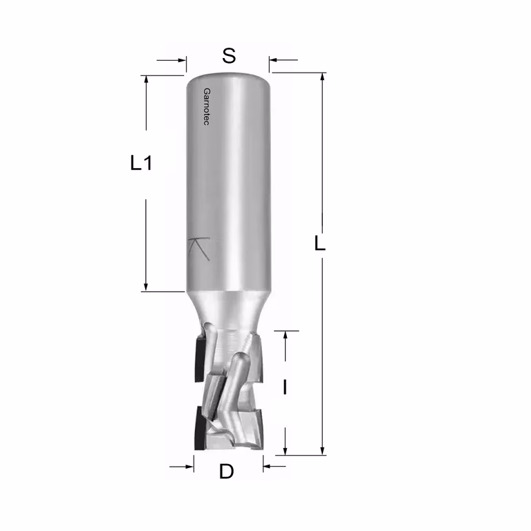 Fraise diamantée PCD Z2+2 Nesting