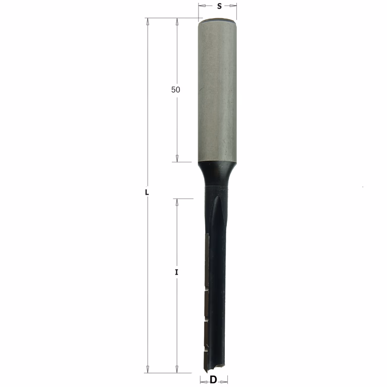 Langgatboor, rechts D=9mm S=13mm L=120mm I=65mm