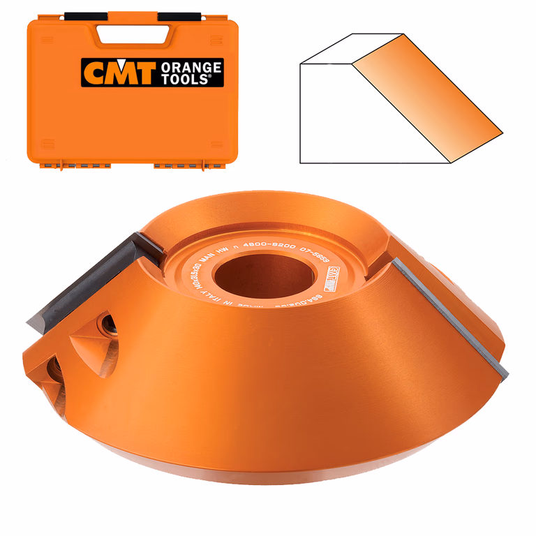 45 ° schuine frees in WPL-messen D=150mm B=35mm