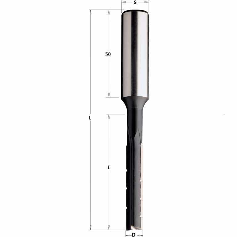 Mèche à mortaiser, gauche D=10mm S=13mm L=125mm I=70mm