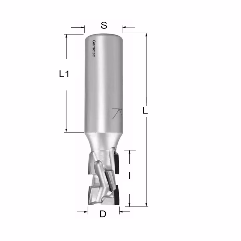 Fraise diamantée PCD Z2+2 Nesting