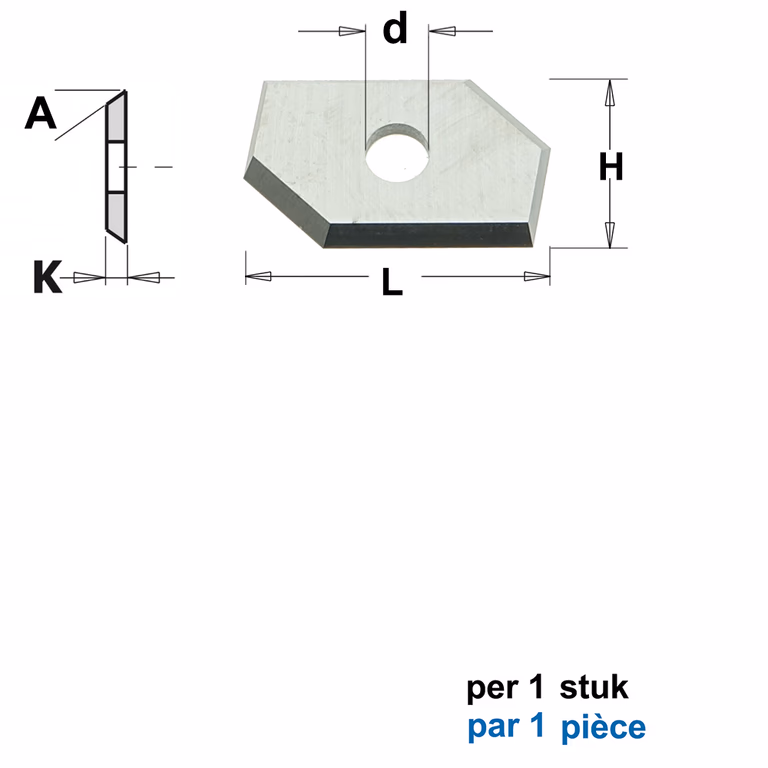 HWM couteaux de profil, art. 05104