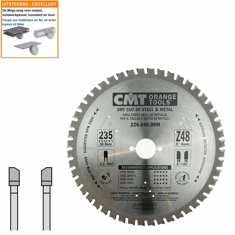Lame de scie multi-circulaire HW 226.048.09M