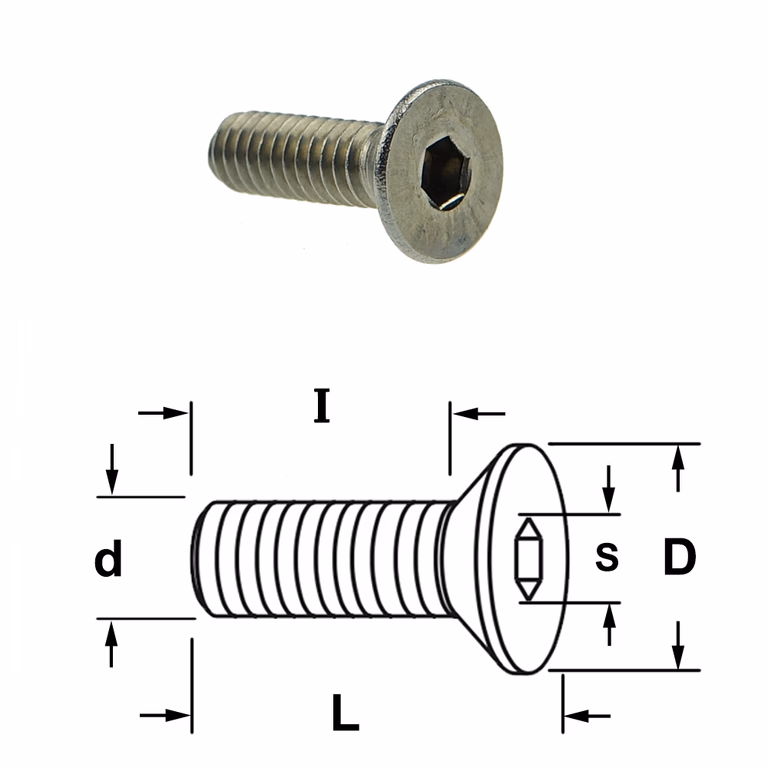 Coninche boulon à tête hexagonale 990.097.00