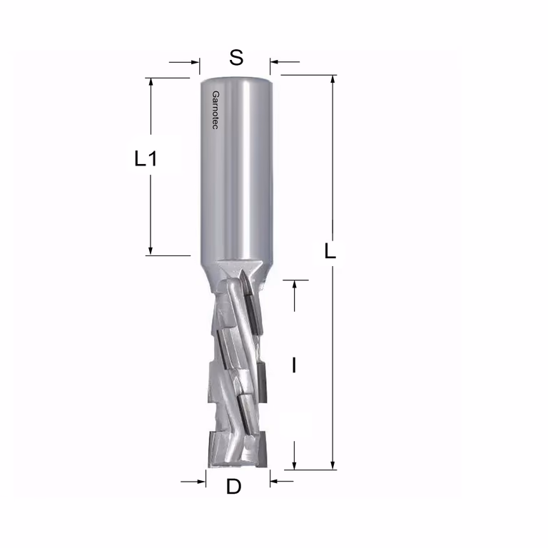 Fraise diamantée PCD Z2+2 Nesting