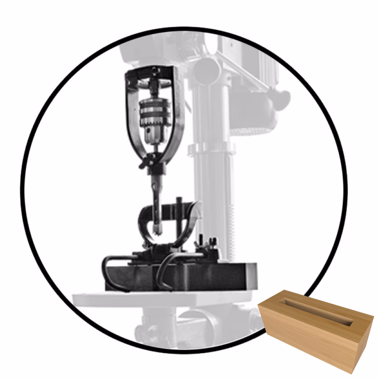 Adaptateur pour perçage de trous carrés