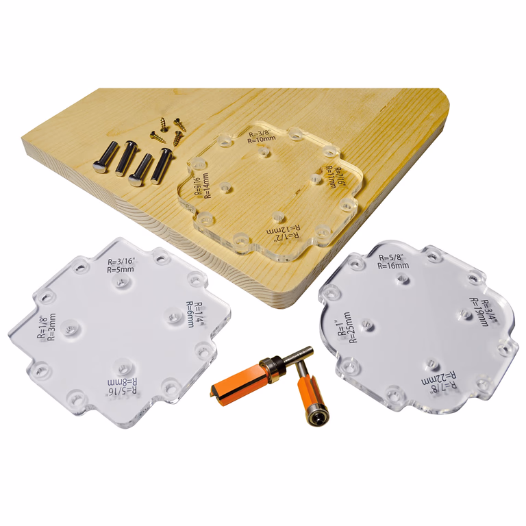 Moule PVC avec 12 rayon différentes