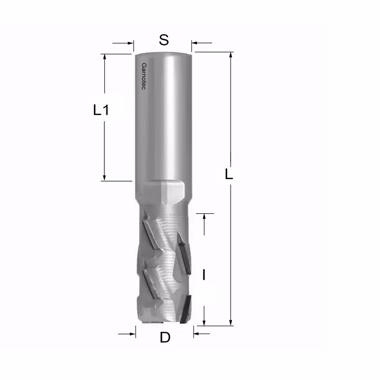 Fraise diamantée PCD Z2+2 Nesting PRO