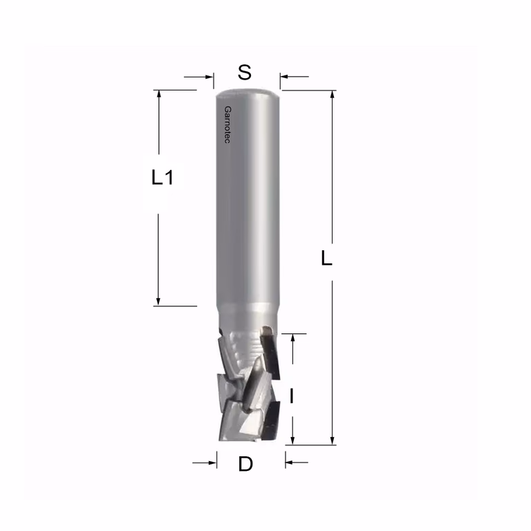 Fraise diamantée positif PCD Z3+3 Nesting FAST