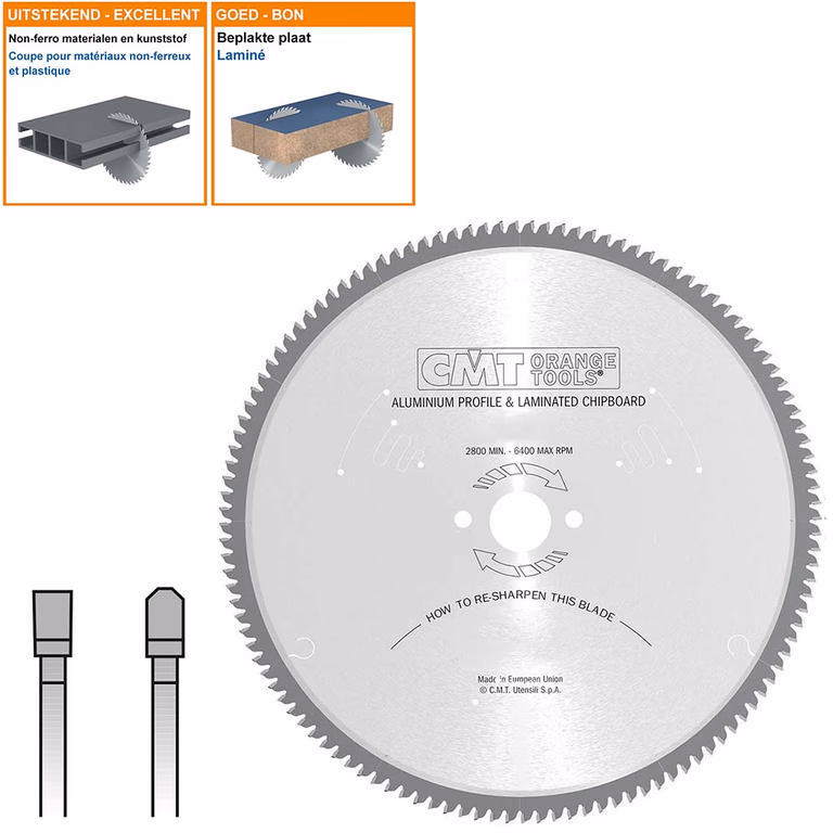 Scie circulaire pour métaux non ferreux et composite 297.108.18P
