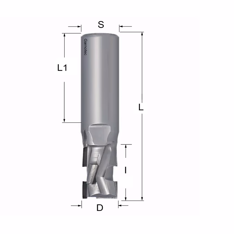 Fraise diamantée PCD Z2+2 Nesting