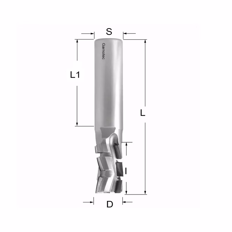 Fraise diamantée négative PCD Z3+1 Nesting Turbo