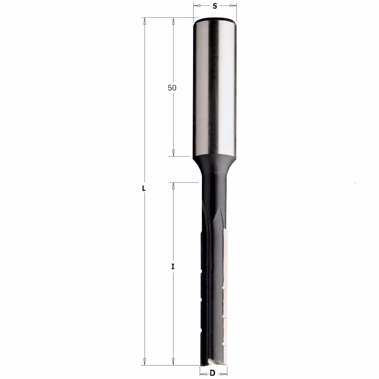 Mèche à mortaiser, gauche D=11mm S=16mm L=130mm I=75mm