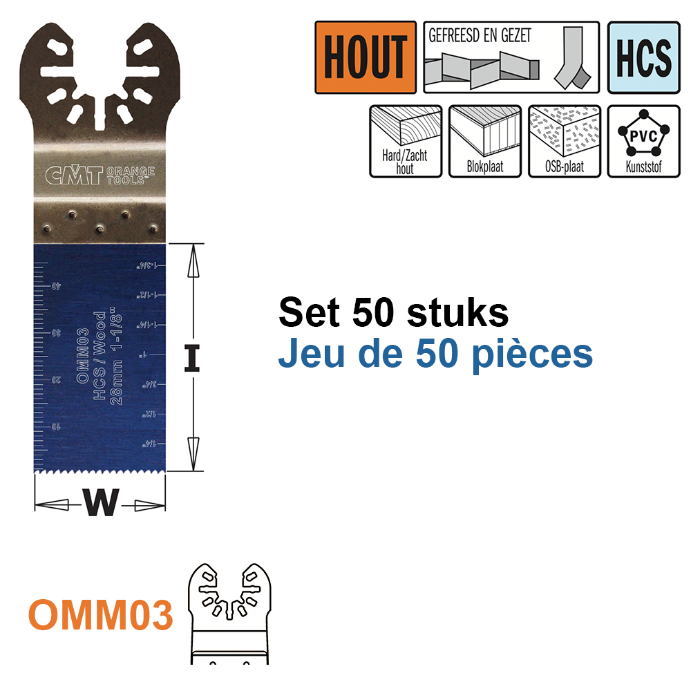 Lame de scie multi-outils pour le bois, 28mm