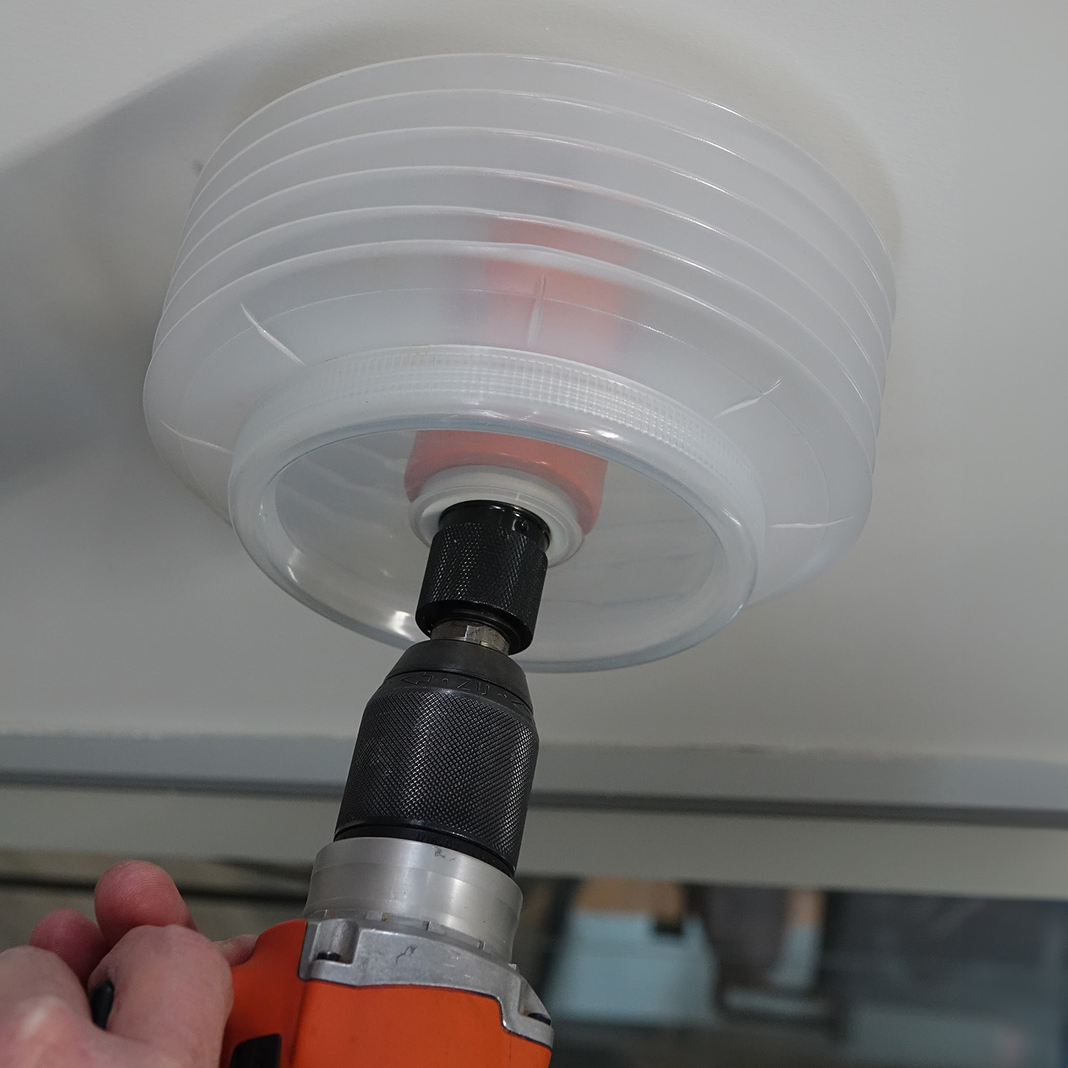 Capuchon anti-poussière pour scie cloche