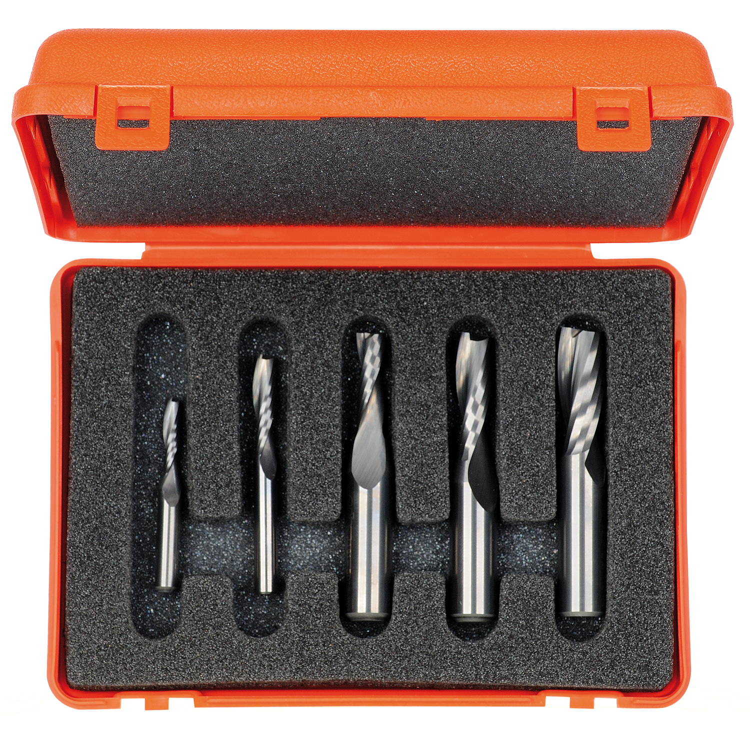 Set 5 pièces fraise hélicoïdale positif, HWM