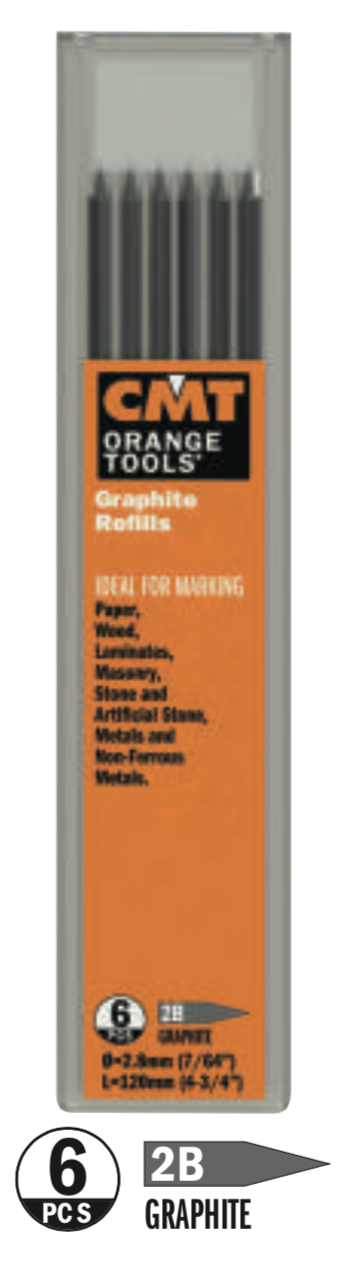 Markeerpotlood navulling (grijs)