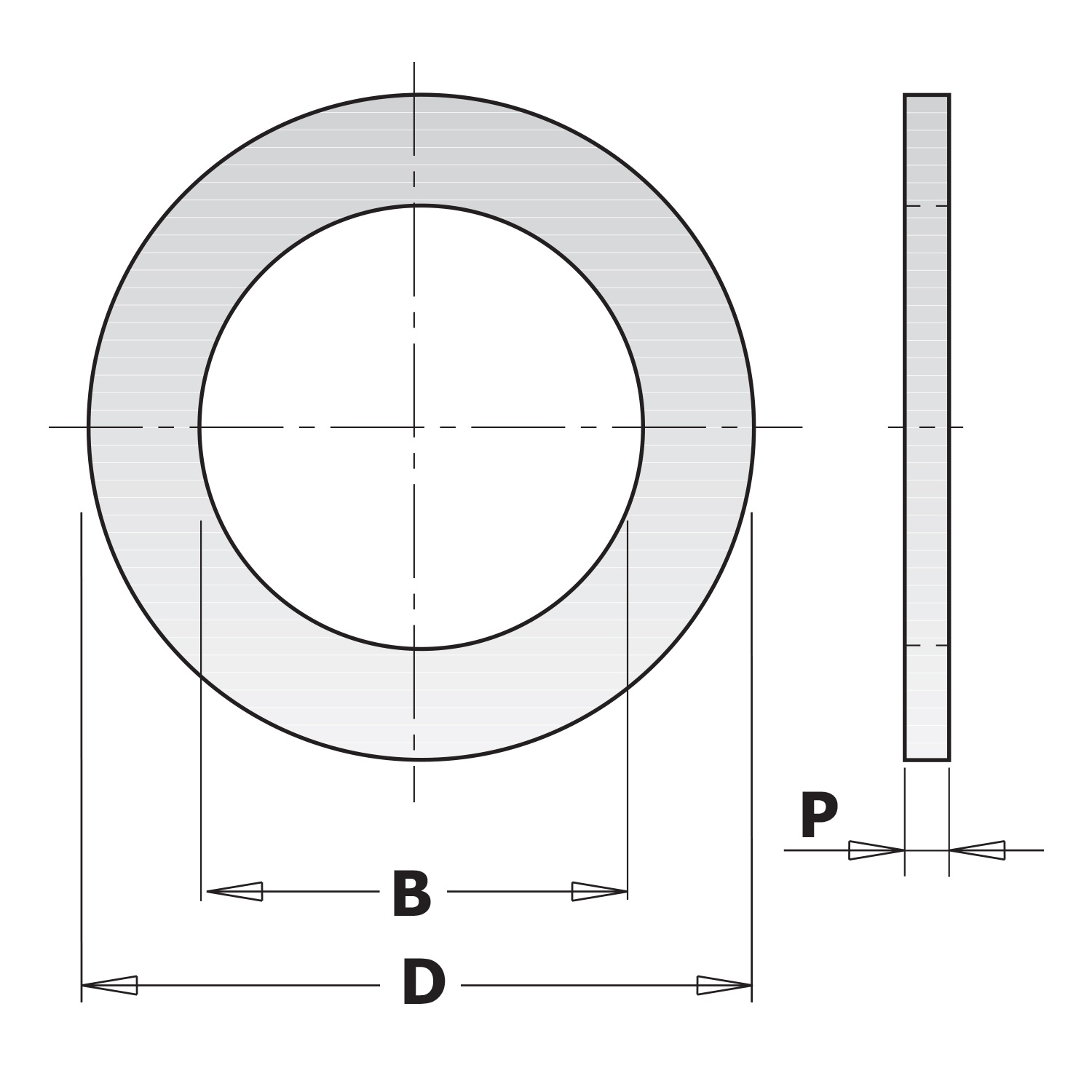 Reductiering voor zaagblad van asgat 30 naar 15,87mm