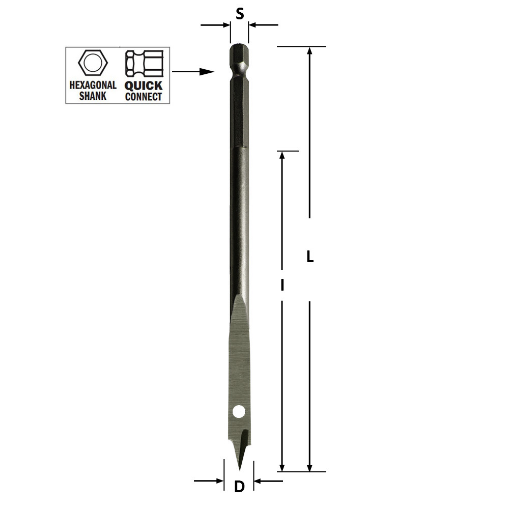 Speedboor,  D=6mm - GRN