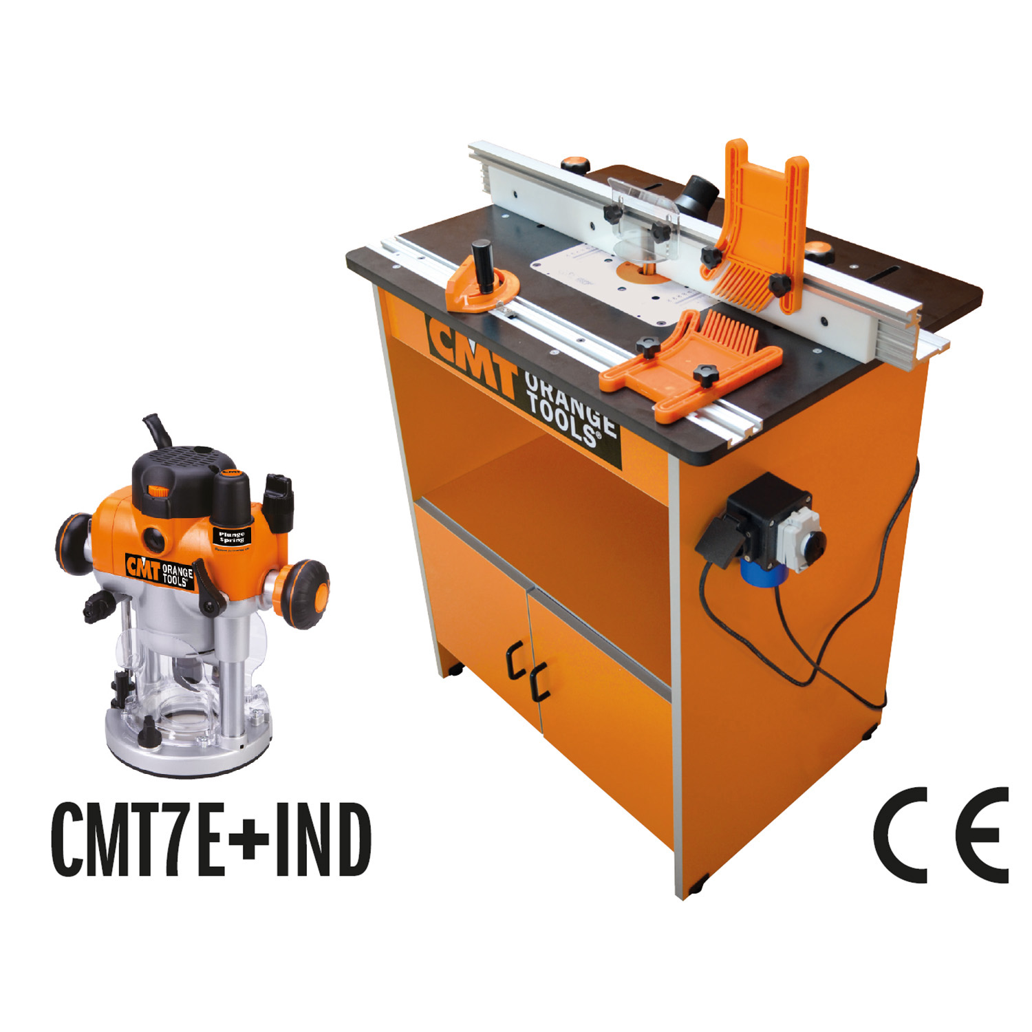CMT complete freestafel met 2400 W bovenfrees – professioneel set