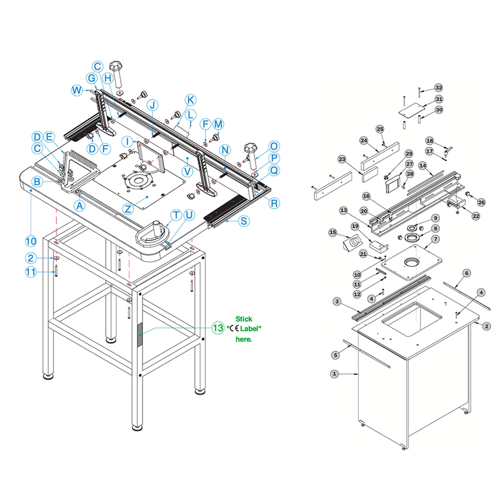 Pièces pour machines