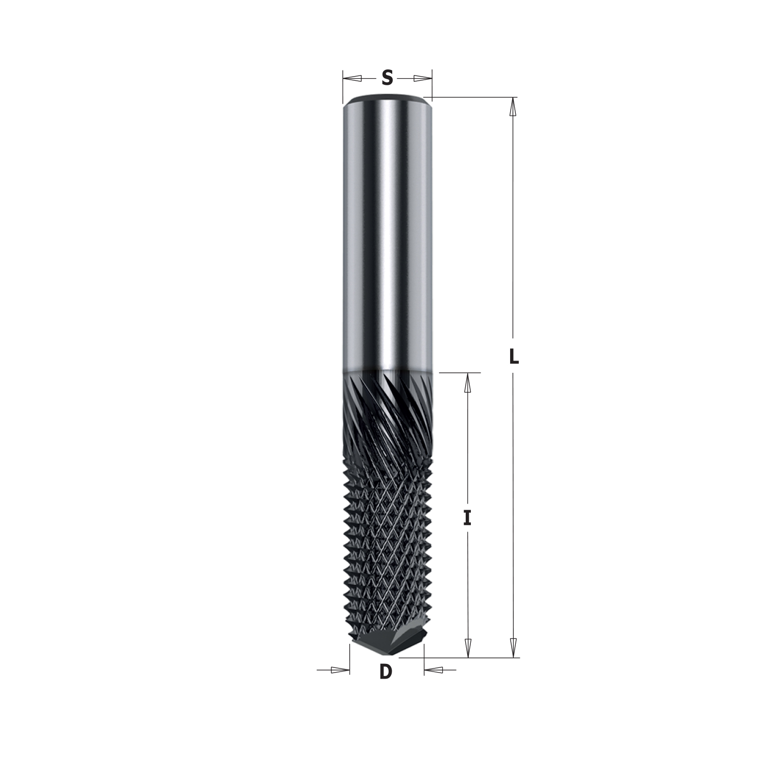 Fraise monobloc pour composite, fibre de verre et volkern, HWM