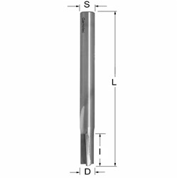 Diamantfrees met negatieve snij-plakket PCD Z1