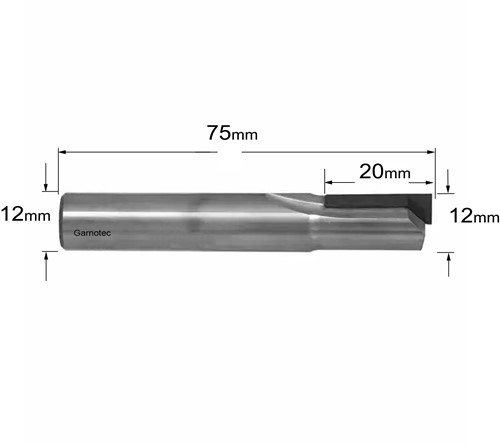 Diamantfrees met negatieve snij-plakket PCD Z1-3