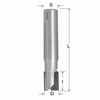 Diamantfrees met negatieve en positieve snij-plakket PCD Z2+1