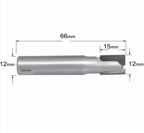 Diamantfrees met negatieve en positieve snij-plakket PCD Z2+1-3