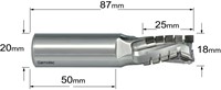 Diamantfrees negatieve PCD Z3+1 Turbo-3