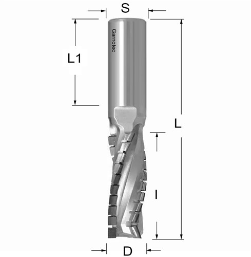 Diamantfrees negatieve PCD Z3+1 Turbo