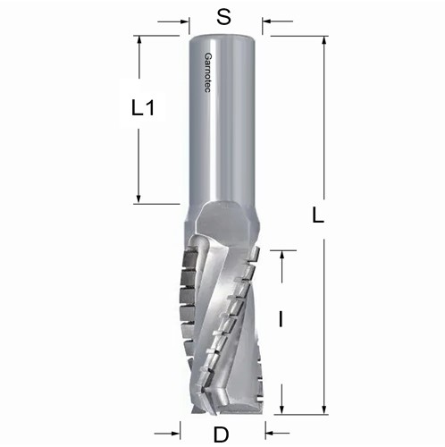 Diamantfrees negatieve PCD Z3+1 Turbo