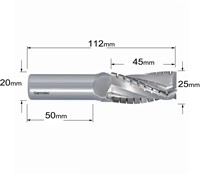 Diamantfrees negatieve PCD Z3+1 Turbo-3