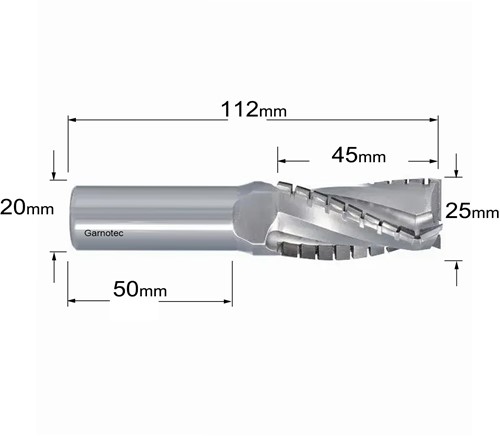Diamantfrees negatieve PCD Z3+1 Turbo-3
