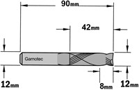 Positieve & negatieve spiraalfrees, HWM met coating-3