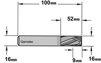 Positieve & negatieve spiraalfrees, HWM met coating-3