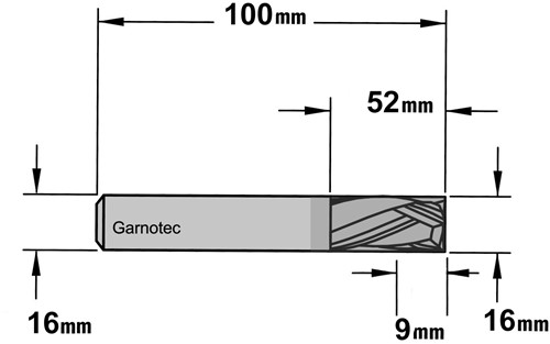 Positieve & negatieve spiraalfrees, HWM met coating-3