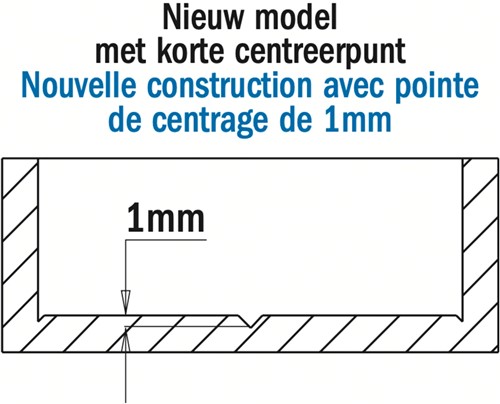 Cilinderkopboor D=20, rechts-2