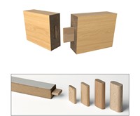 Speciale drevelboor voor Festool - Domino, rechts-2