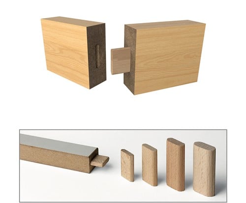 Speciale drevelboor voor Festool - Domino, rechts-2